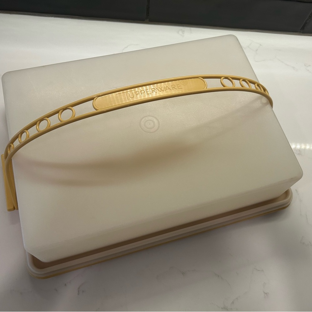 Vintage Tupperware Rectangular Carrier